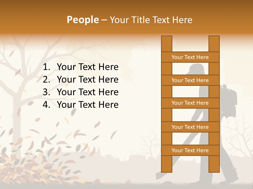 Season Garden Vector PowerPoint Template