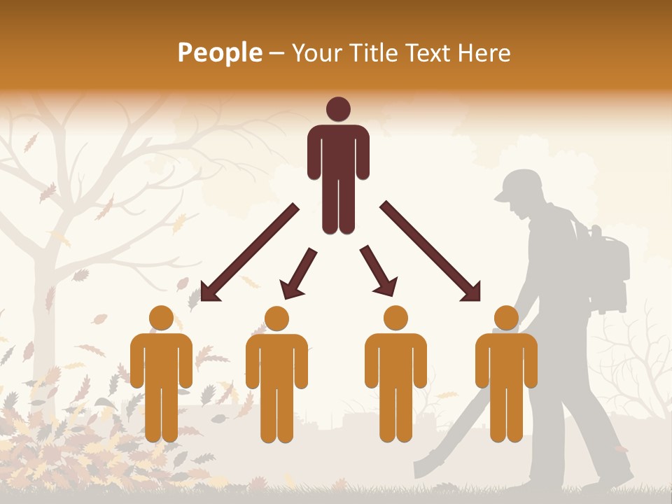 Season Garden Vector PowerPoint Template