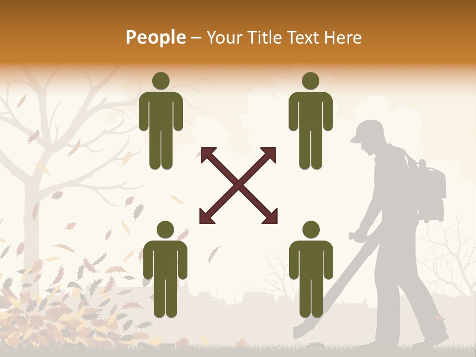 Season Garden Vector PowerPoint Template