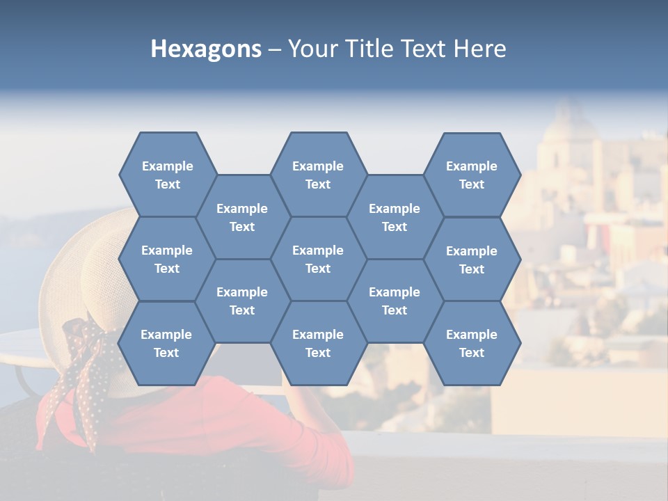 Woman Tourist Travel PowerPoint Template