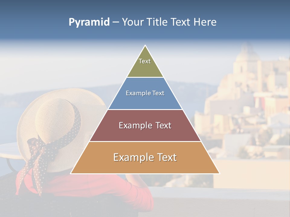 Woman Tourist Travel PowerPoint Template