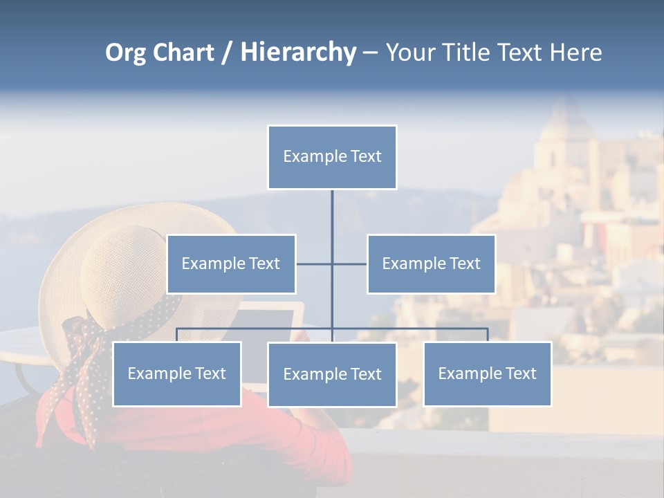 Woman Tourist Travel PowerPoint Template