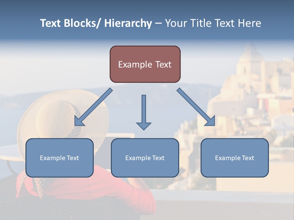 Woman Tourist Travel PowerPoint Template