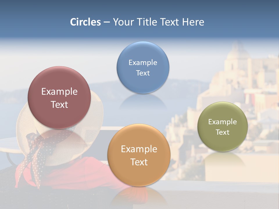 Woman Tourist Travel PowerPoint Template