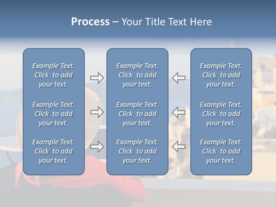 Woman Tourist Travel PowerPoint Template