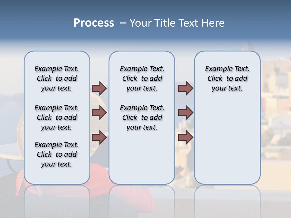 Woman Tourist Travel PowerPoint Template