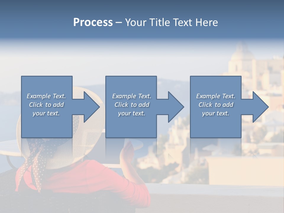 Woman Tourist Travel PowerPoint Template