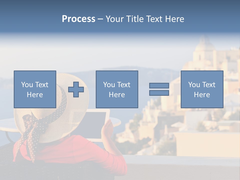 Woman Tourist Travel PowerPoint Template