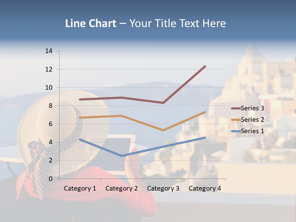 Woman Tourist Travel PowerPoint Template