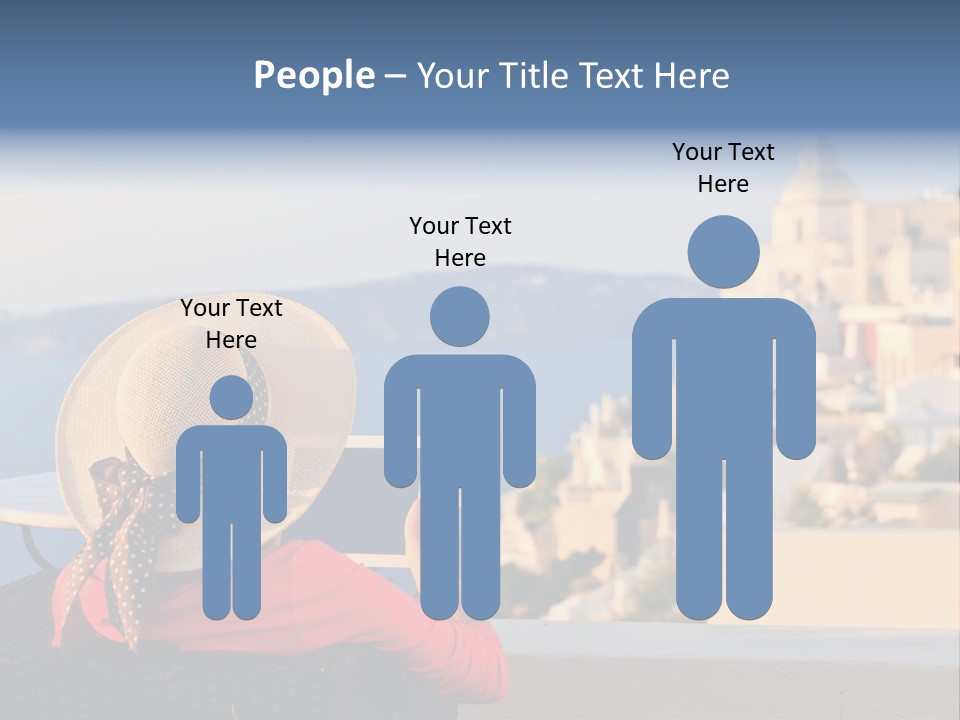 Woman Tourist Travel PowerPoint Template