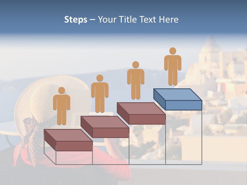 Woman Tourist Travel PowerPoint Template