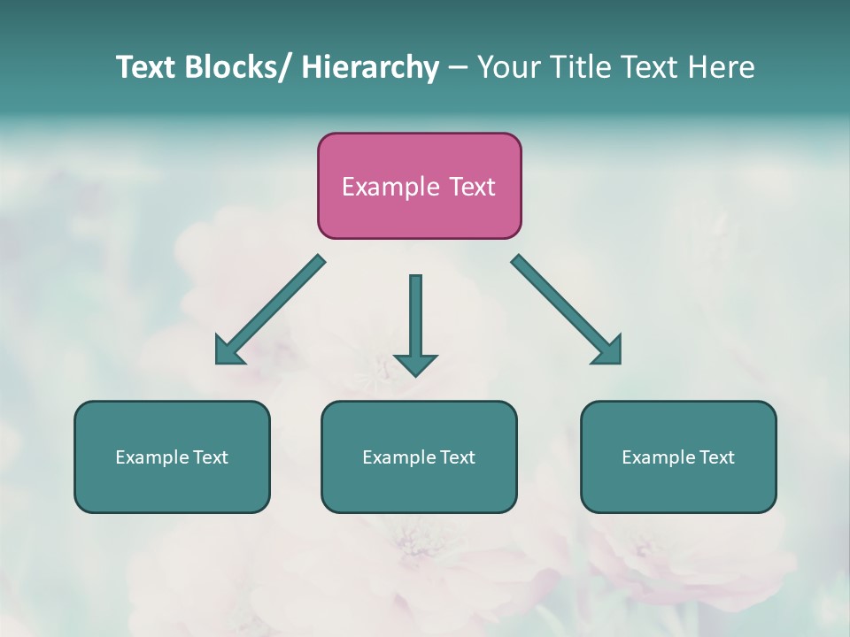 Beautiful Flowers Mossrose Closeup PowerPoint Template