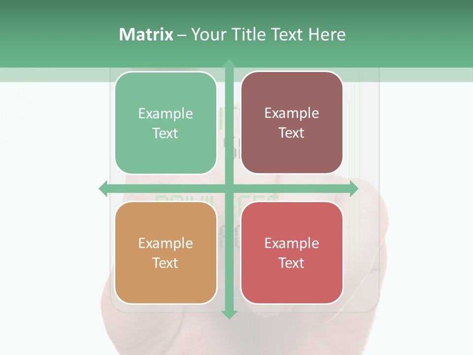 Bank Hand Biometrics PowerPoint Template