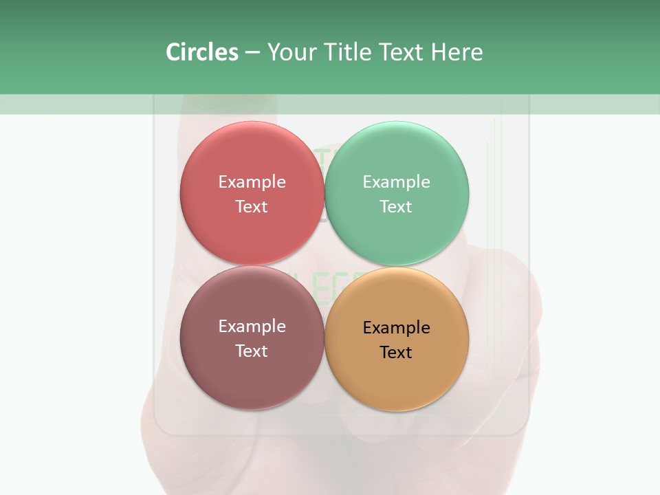 Bank Hand Biometrics PowerPoint Template