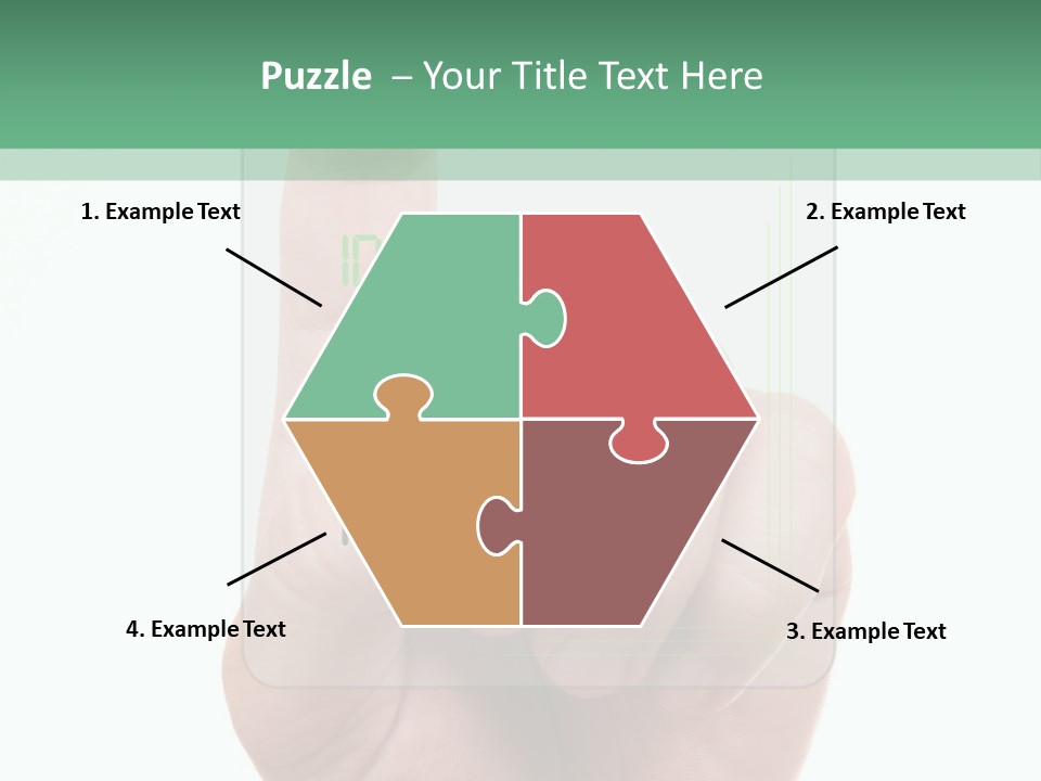 Bank Hand Biometrics PowerPoint Template