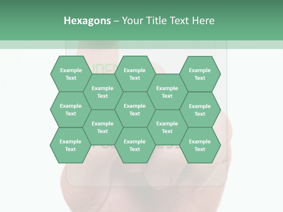 Bank Hand Biometrics PowerPoint Template