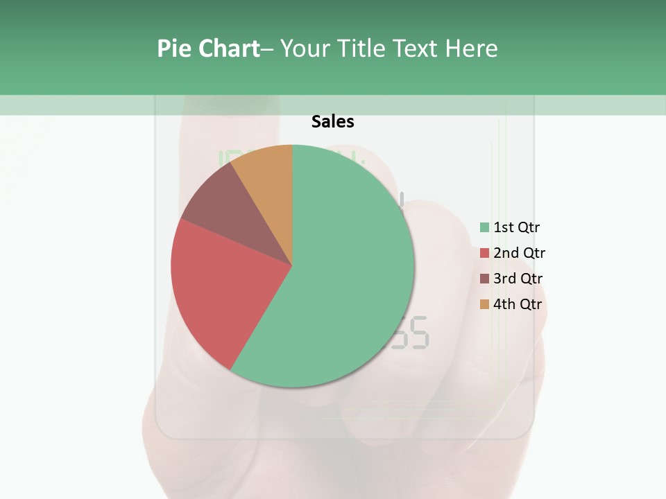 Bank Hand Biometrics PowerPoint Template