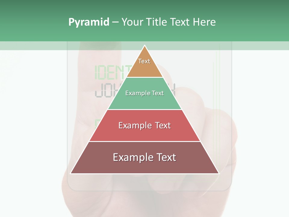 Bank Hand Biometrics PowerPoint Template