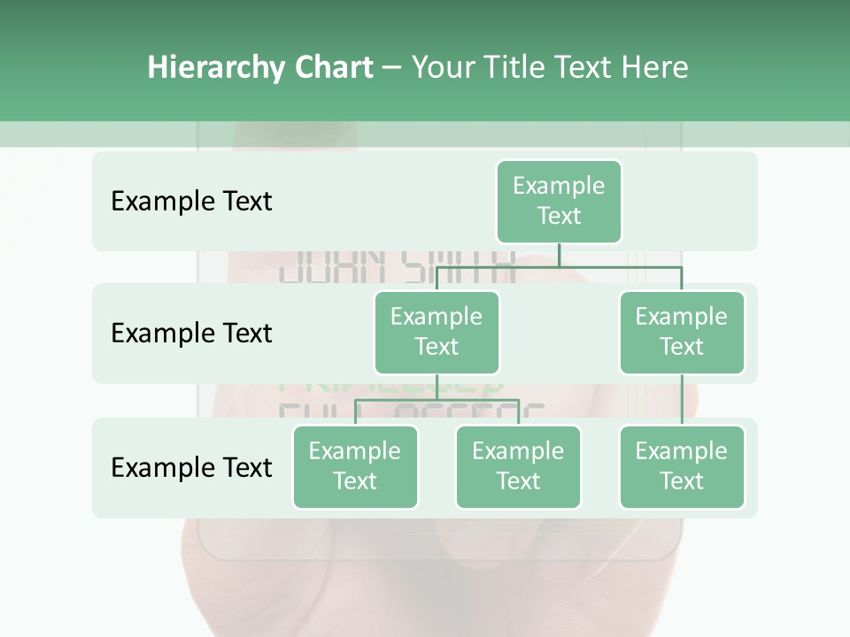 Bank Hand Biometrics PowerPoint Template