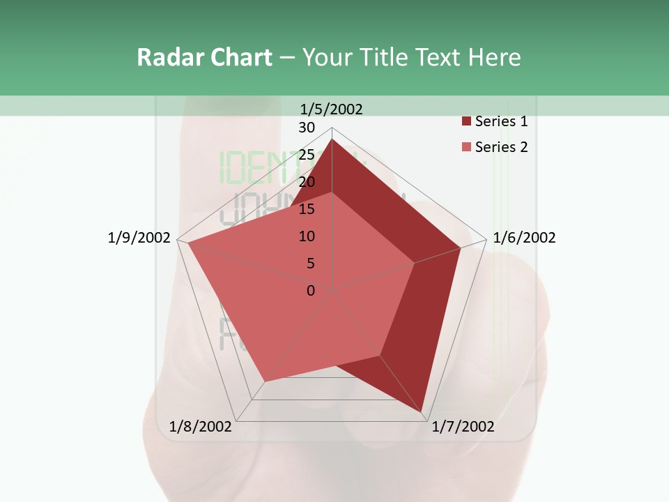 Bank Hand Biometrics PowerPoint Template