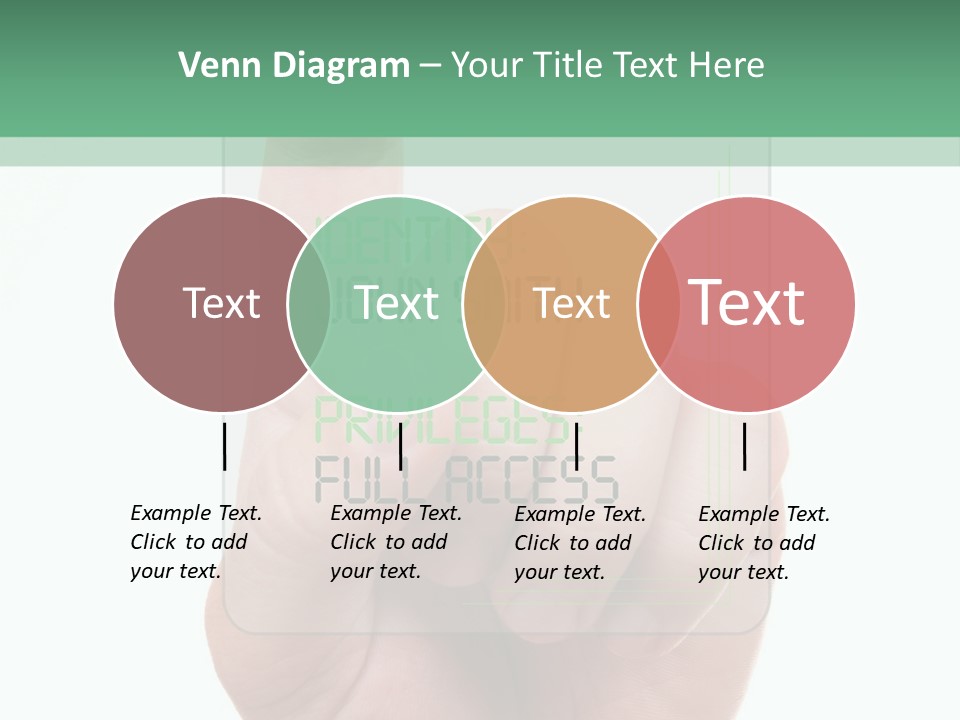 Bank Hand Biometrics PowerPoint Template