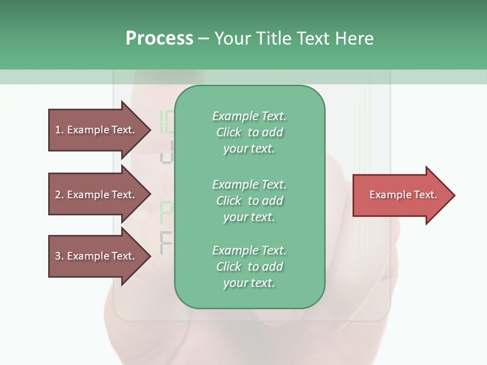 Bank Hand Biometrics PowerPoint Template