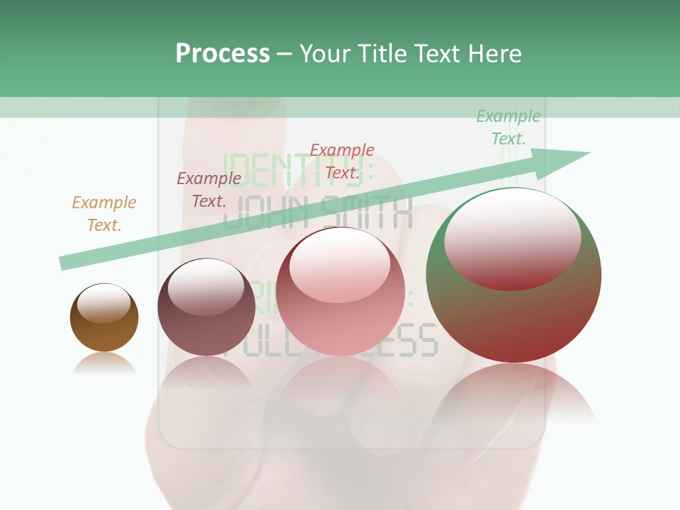 Bank Hand Biometrics PowerPoint Template