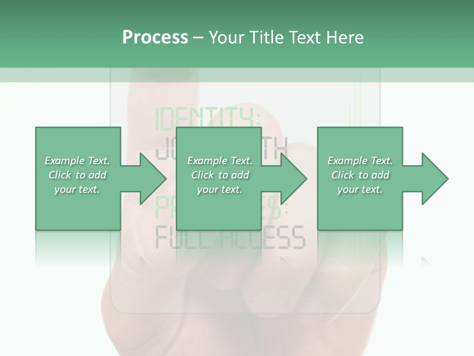 Bank Hand Biometrics PowerPoint Template