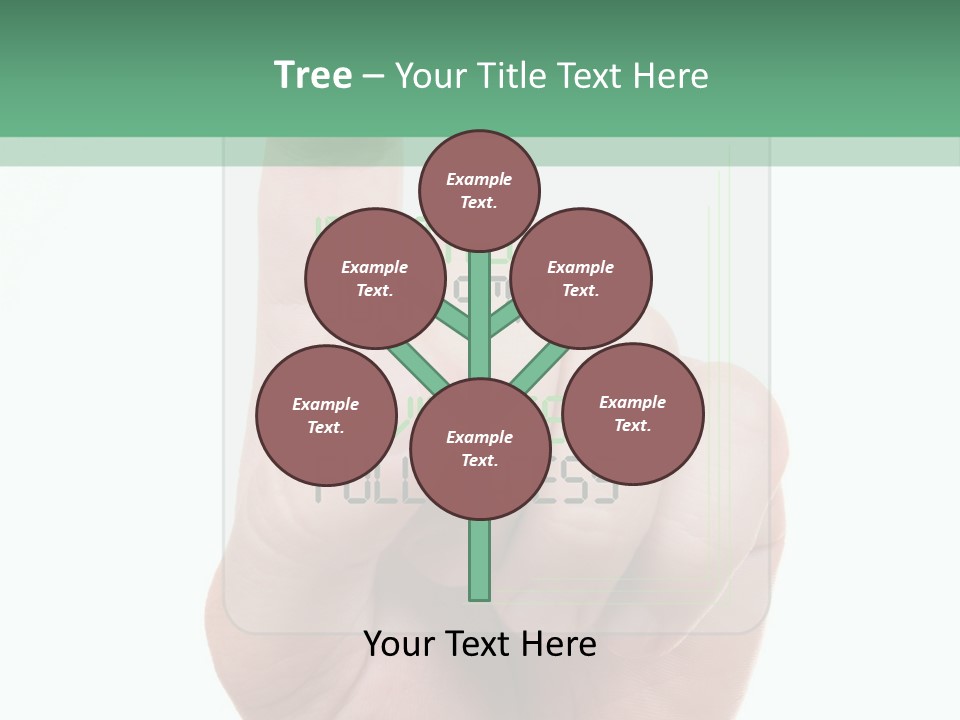 Bank Hand Biometrics PowerPoint Template