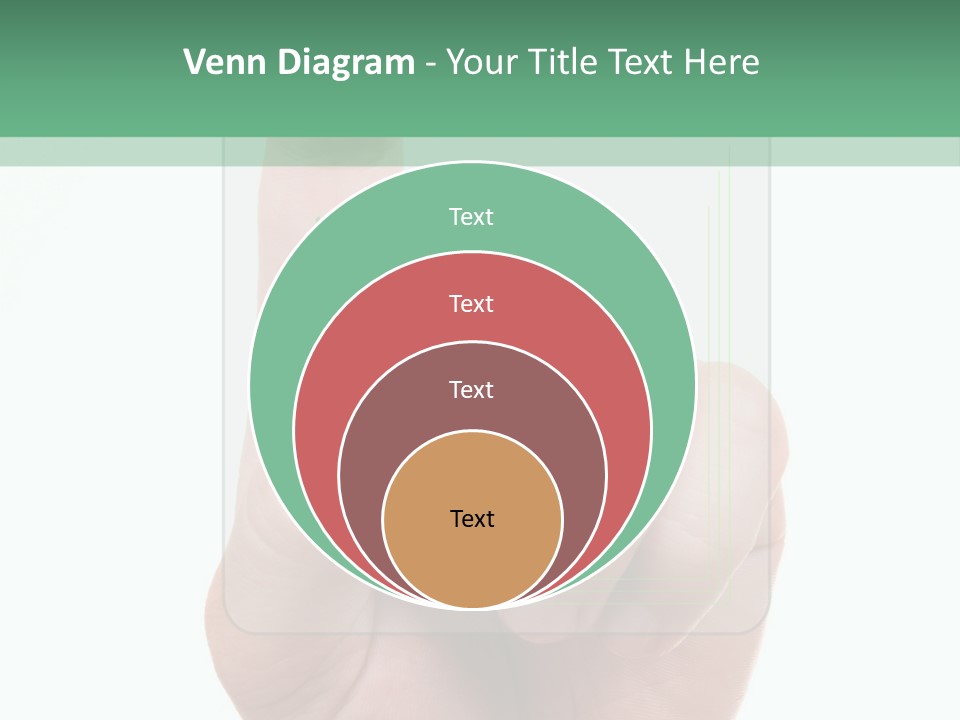 Bank Hand Biometrics PowerPoint Template