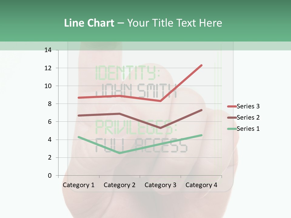 Bank Hand Biometrics PowerPoint Template
