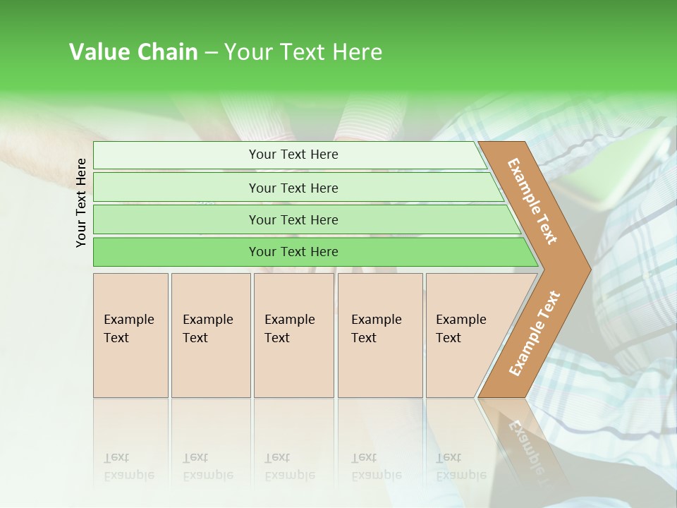 A Group Of People Putting Their Hands Together PowerPoint Template