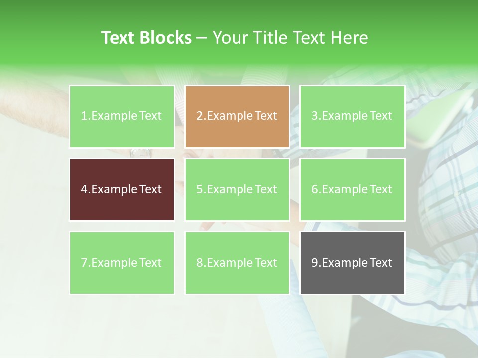 A Group Of People Putting Their Hands Together PowerPoint Template