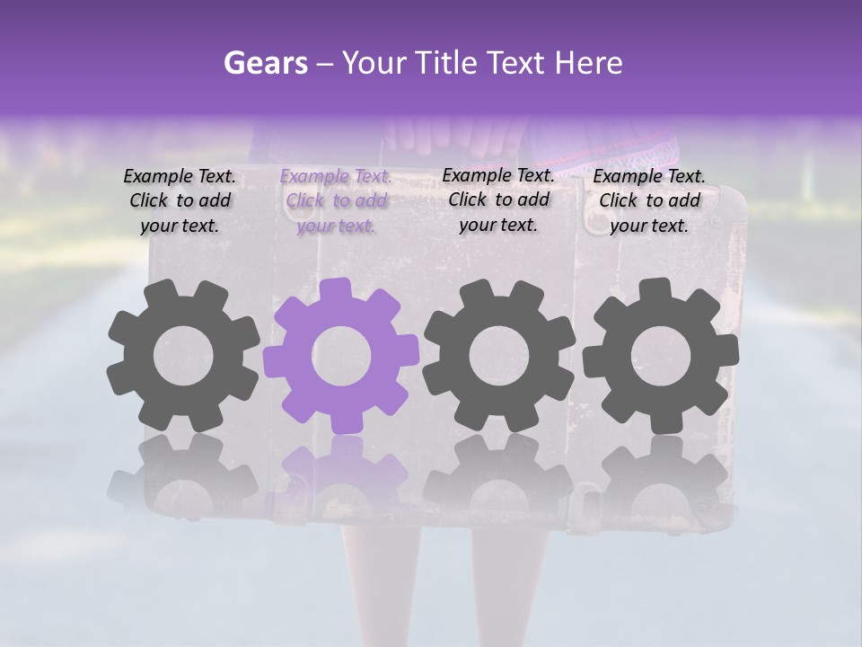 Outdoor People Old PowerPoint Template