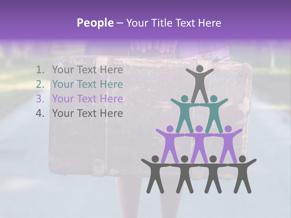 Outdoor People Old PowerPoint Template