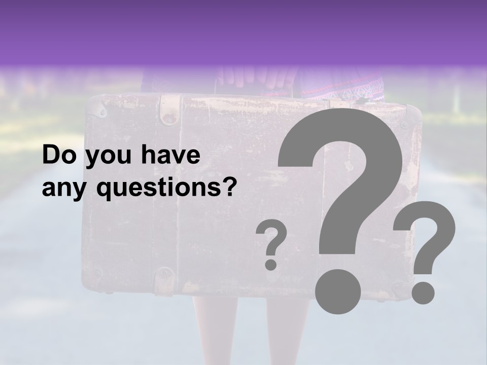 Outdoor People Old PowerPoint Template