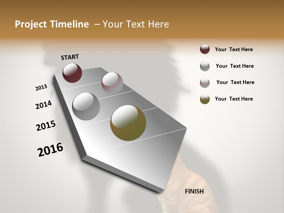 A Cat Sitting In Front Of A Shadow Of A Lion PowerPoint Template