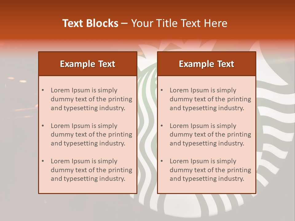 Facade Chain Thai PowerPoint Template