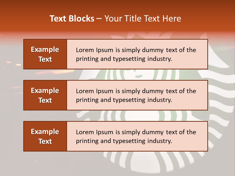 Facade Chain Thai PowerPoint Template