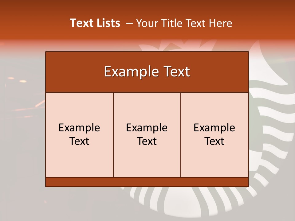 Facade Chain Thai PowerPoint Template