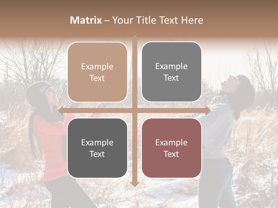 Joy Women Season PowerPoint Template