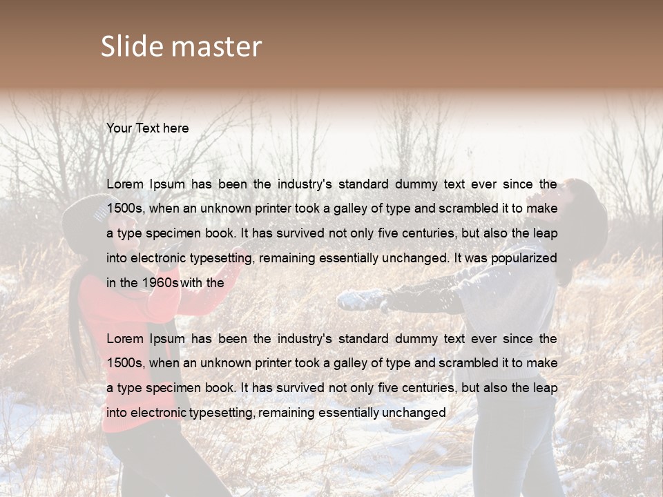 Joy Women Season PowerPoint Template