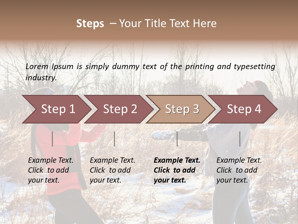 Joy Women Season PowerPoint Template