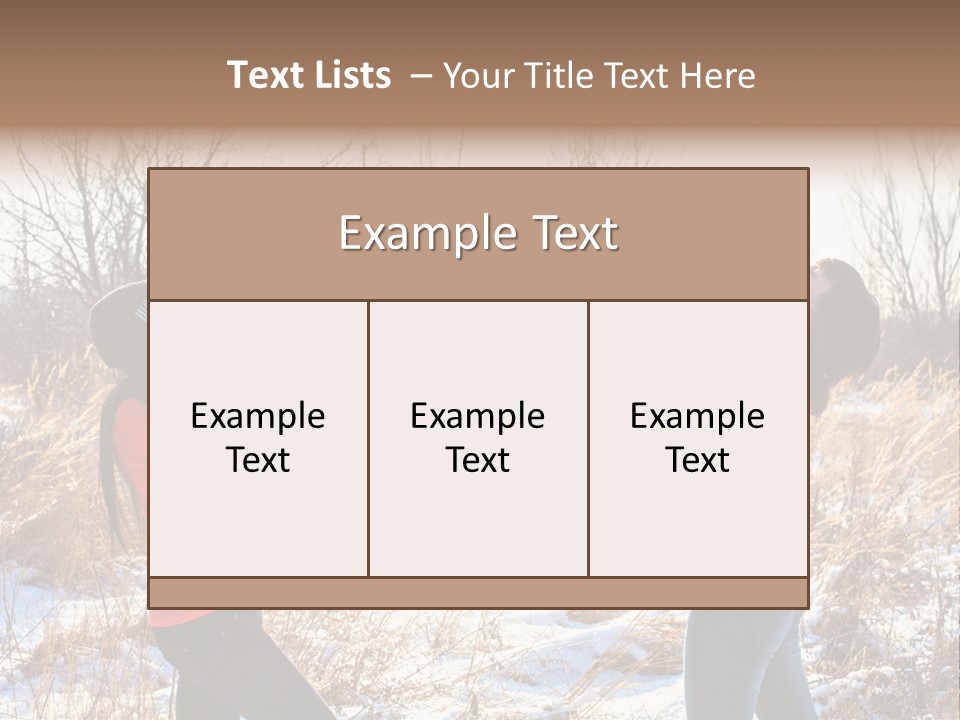 Joy Women Season PowerPoint Template