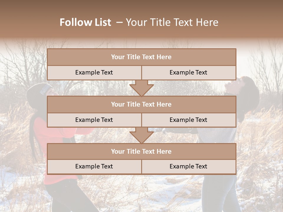 Joy Women Season PowerPoint Template