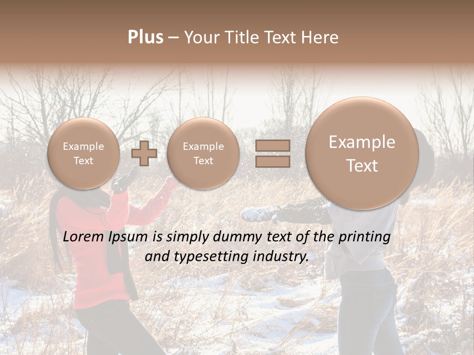 Joy Women Season PowerPoint Template