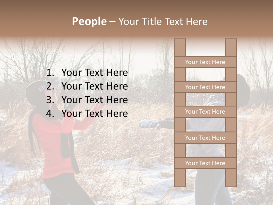 Joy Women Season PowerPoint Template