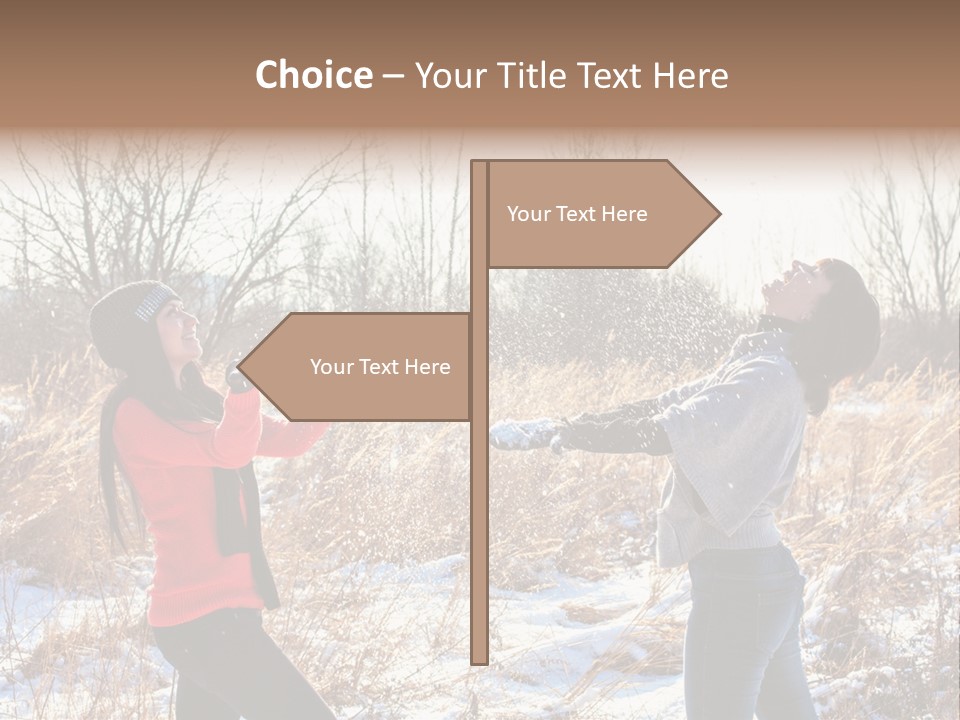 Joy Women Season PowerPoint Template