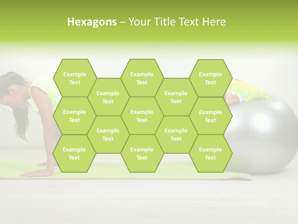 Caucasian Positive Ball PowerPoint Template