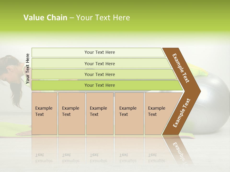 Caucasian Positive Ball PowerPoint Template
